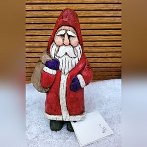 Wood carved Santa